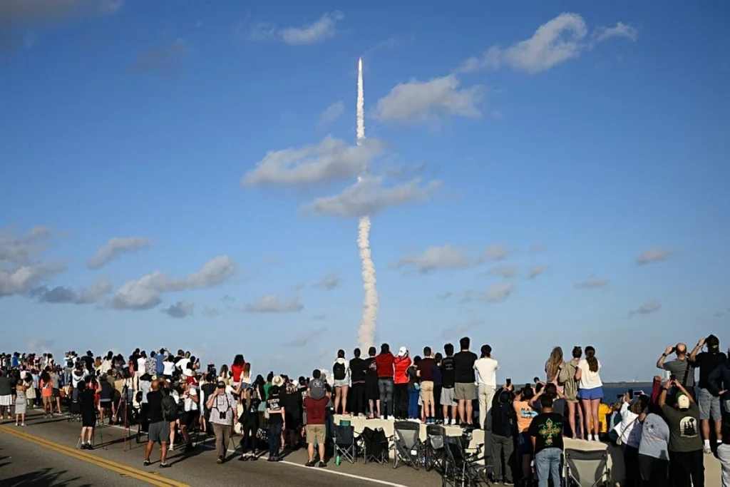Artemis II astronauts launch for historic lunar voyage