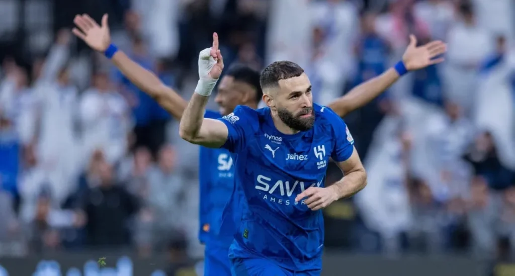 Benzema hat-trick fires Al Hilal 6-0, keeps title race alive