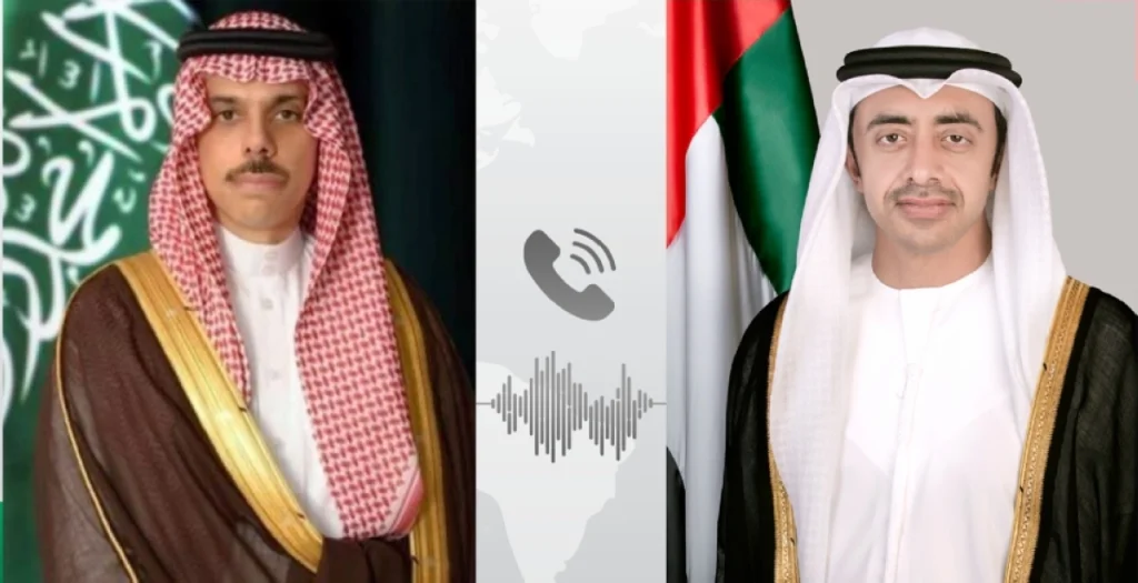 Saudi FM discusses regional developments with UAE, Qatari counterparts in phone call