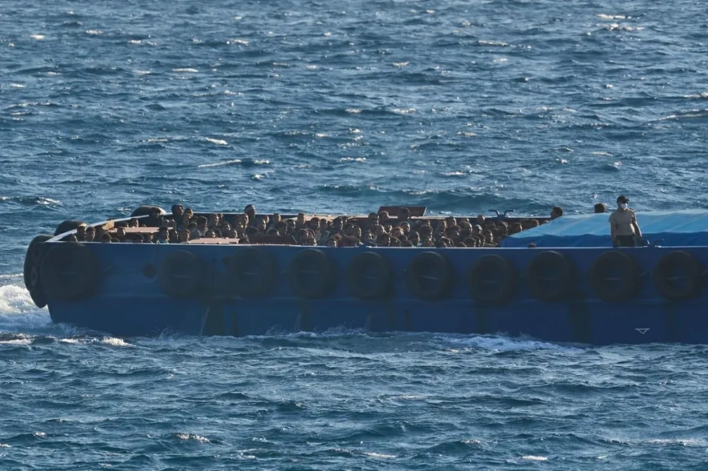 Libyan aid workers rescue 7 migrants, recover 17 bodies from stranded vessel