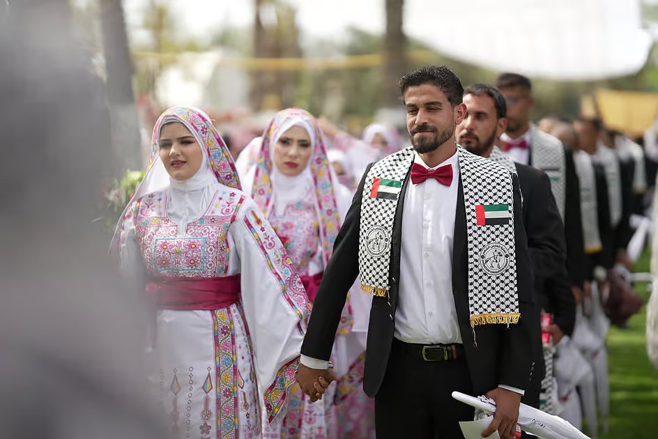 ‘Gaza deserves joy’: UAE organises mass wedding for 300 Palestinian couples