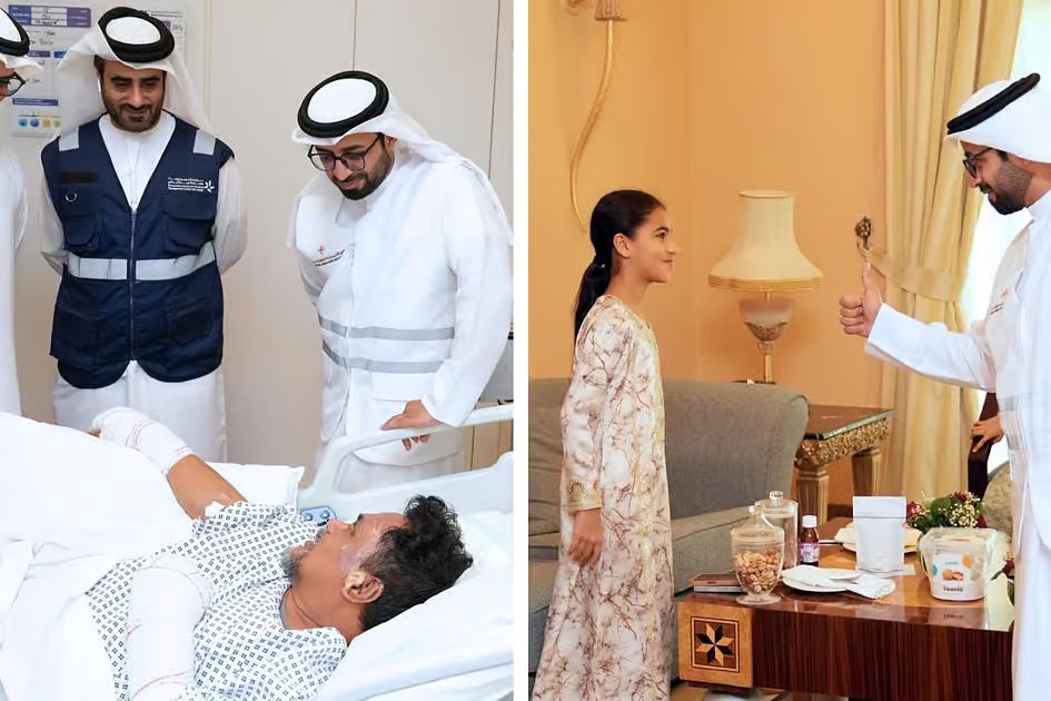 UAE’s human rights authority visits injured, inspects damage from Iranian attacks