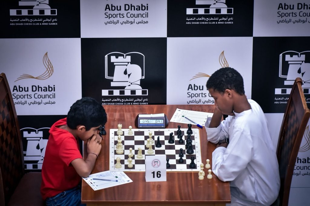 250 players from various nations compete in Abu Dhabi chess tournaments