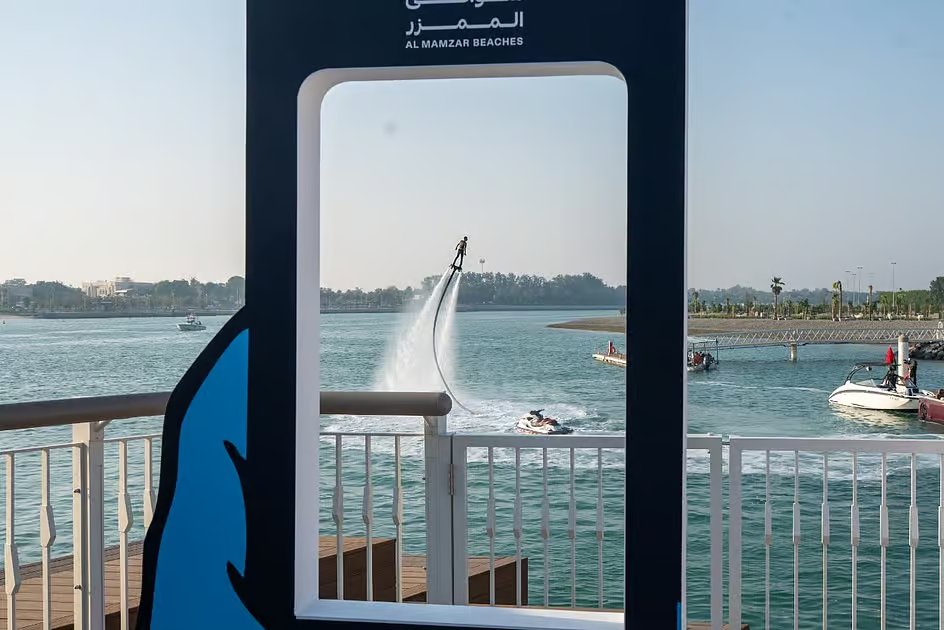 Look: Dubai’s Al Mamzar Beach reopens, now offers watersports, floating walkway