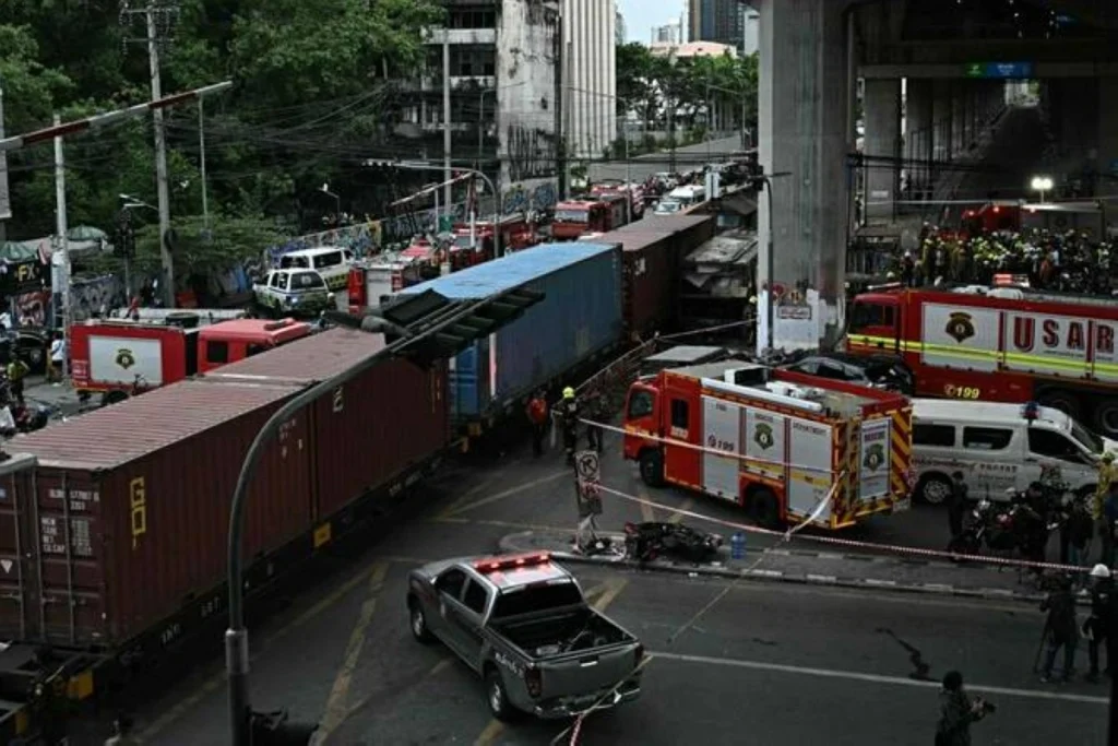 Driver of train in deadly Bangkok bus collision tested positive for drugs