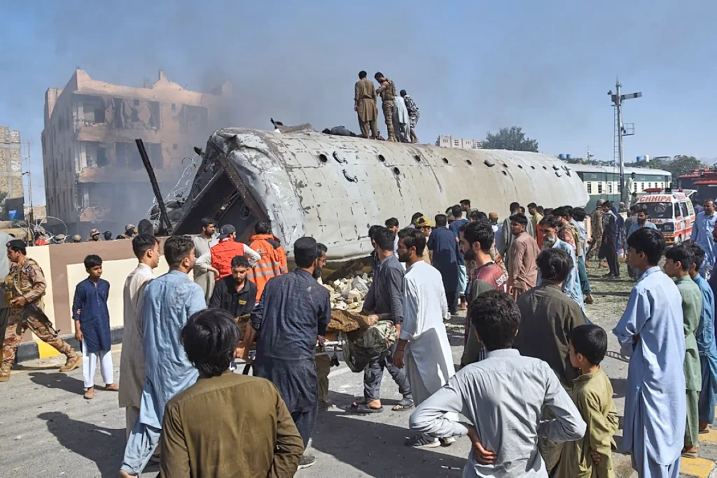 At least 24 killed in Pakistan train bombing claimed by separatist militants