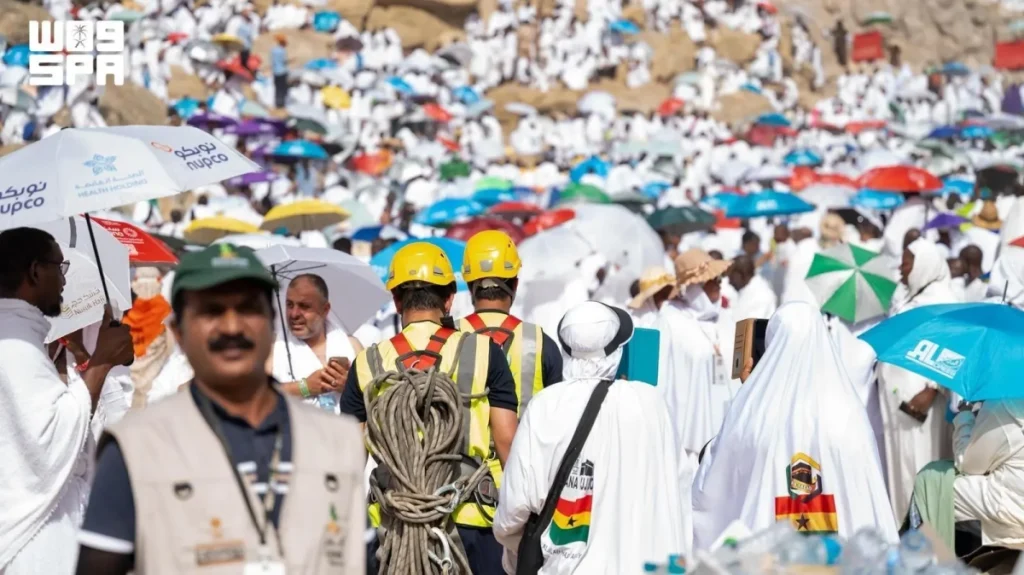 Civil Defense forces beef up safety inspections, field operations across Arafat camps