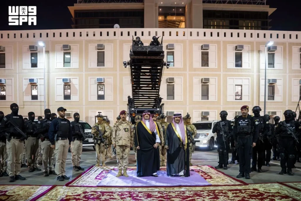 Interior minister reviews operations of Special Security Forces and Civil Defense units in Mina