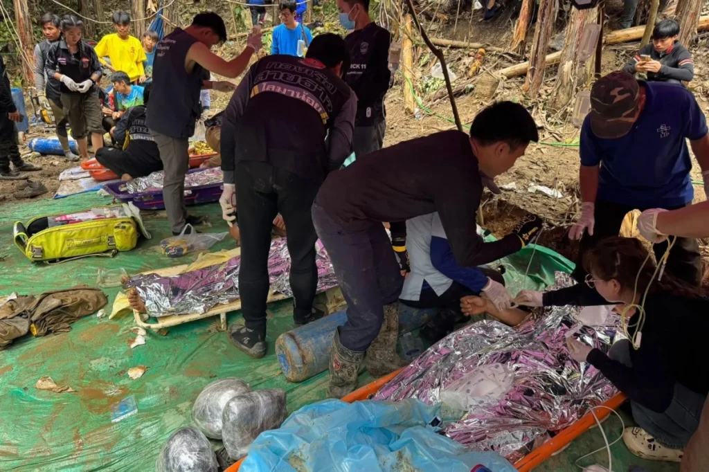 Four more men freed from flooded Laos cave after 10 days