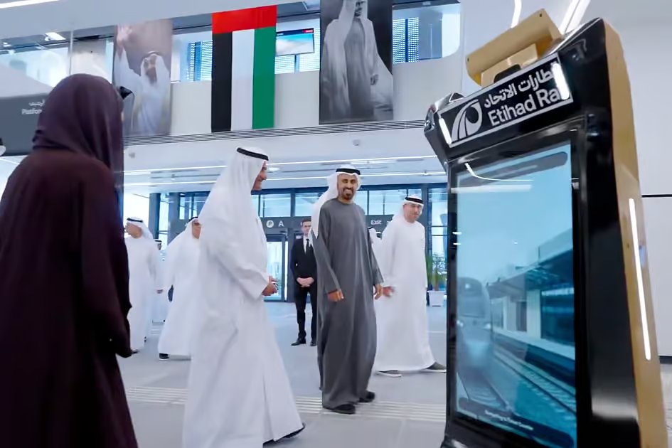 Watch: Inside UAE’s first Etihad Rail station in Fujairah with robot guides