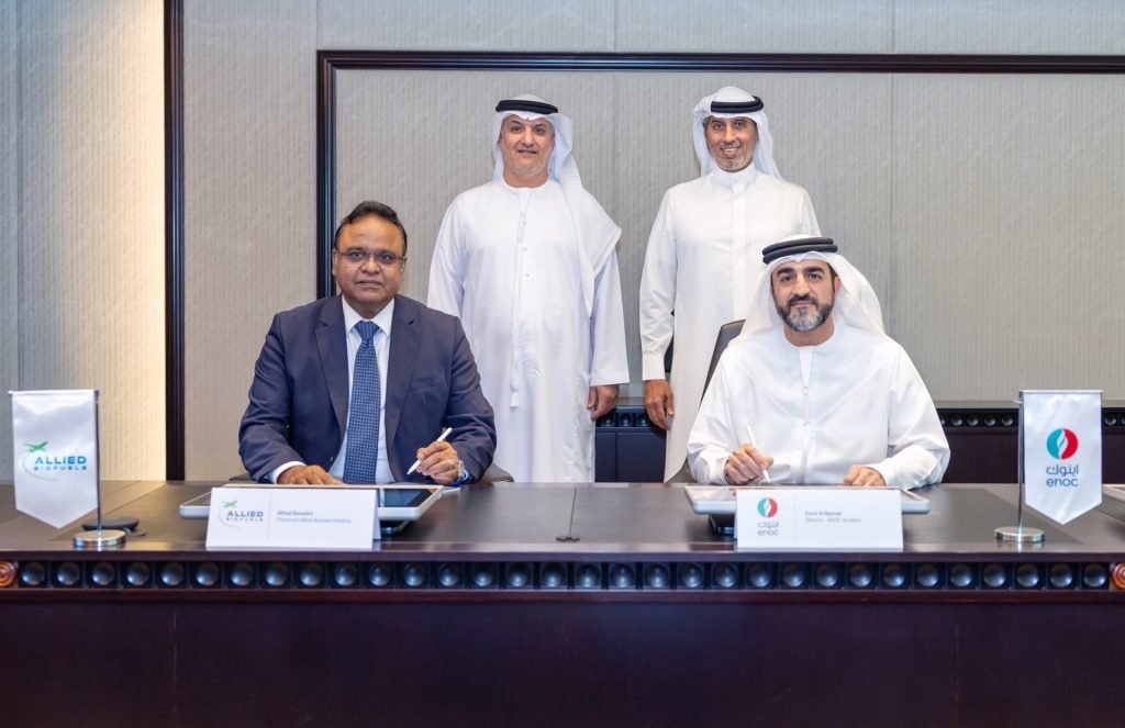 ENOC Group signs MoU with Allied Biofuels Holding for Sustainable Aviation Fuel supply cooperation