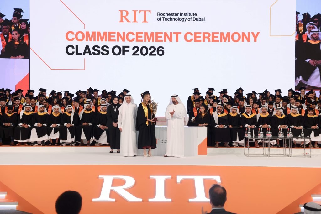Ahmed bin Saeed attends graduation ceremony of Rochester Institute of Technology Dubai’s 15th cohort