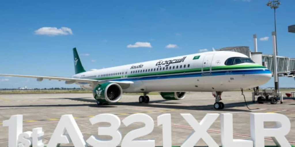 Saudia receives first Airbus A321XLR in Middle East and Africa