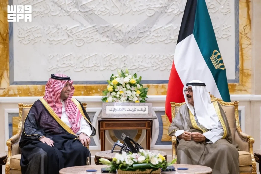Kuwait Emir and Crown Prince meet Saudi Minister Prince Turki bin Mohammed