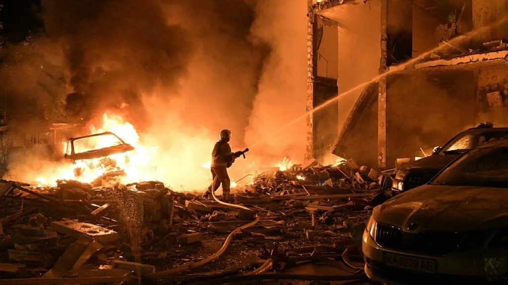 At least eight killed in massive overnight Russian attack on Kyiv