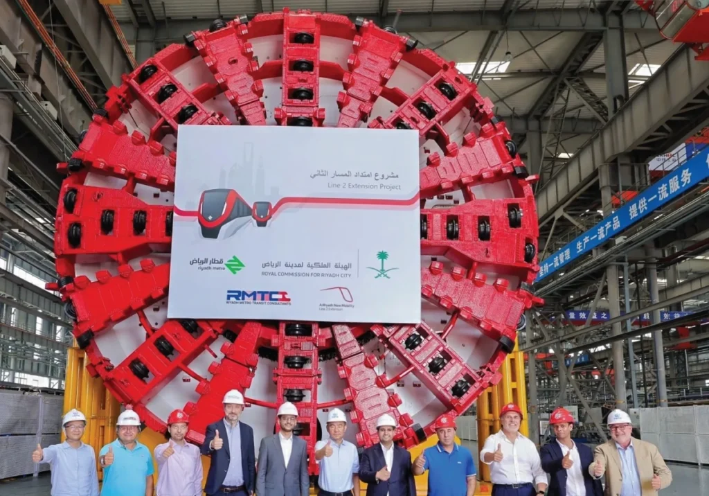 Riyadh Metro Red Line extension reaches tunneling milestone