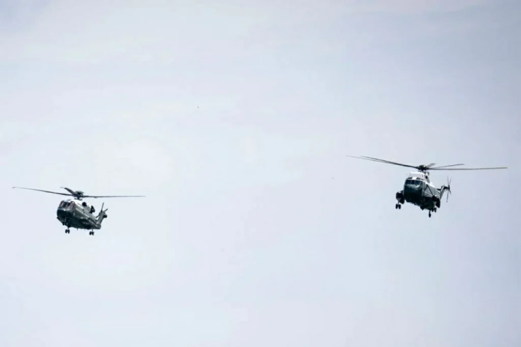 Passenger jet got too close to helicopter carrying Trump in Washington airspace