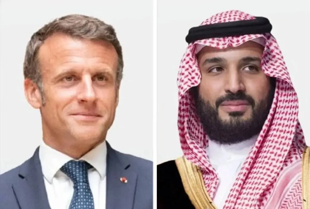 Saudi Crown Prince and Macron discuss regional security, freedom of navigation