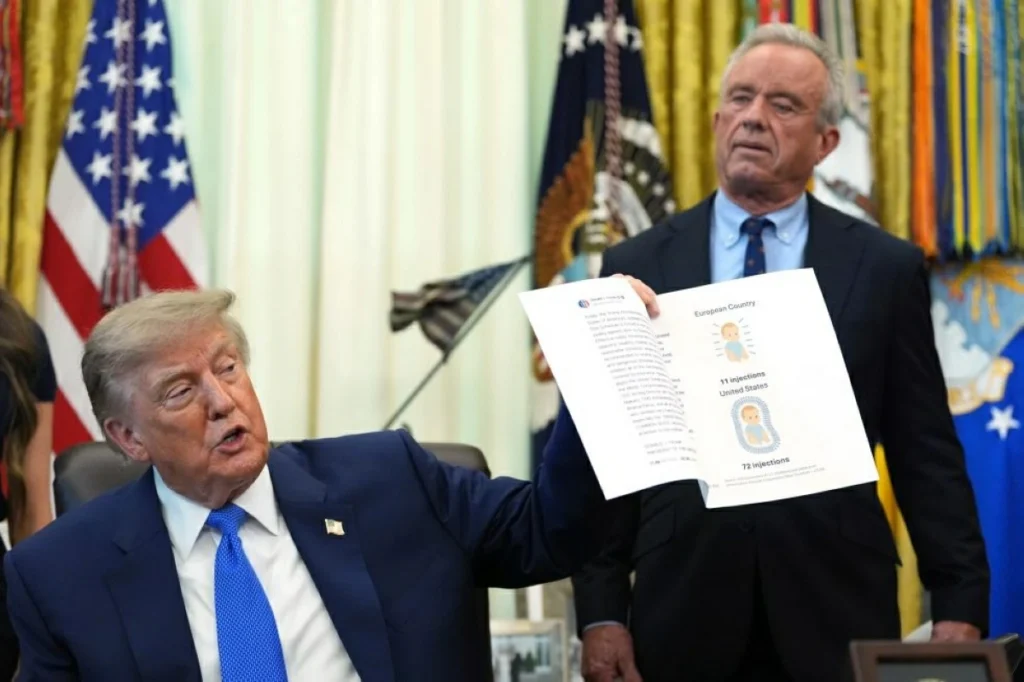 Trump signs order to limit childhood vaccines and split MMR shots