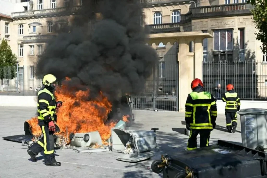 Teenager loses hand picking up grenade amid French school protests